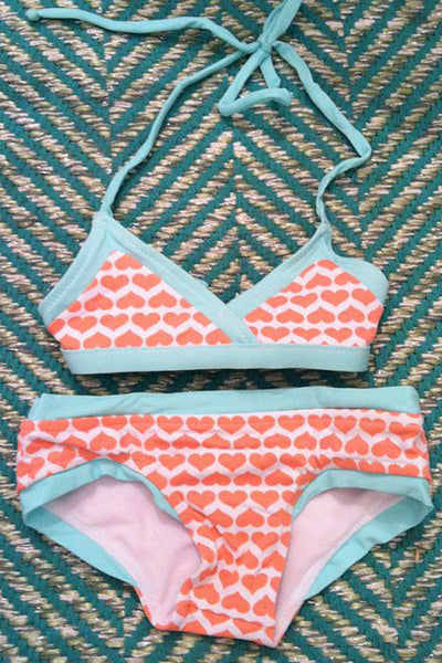 Lilo Tati Hearts Cami Bikini Pink/Mint
