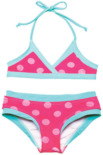 Lilo Tati Sporty Binded Bikini Red/Pink Dots