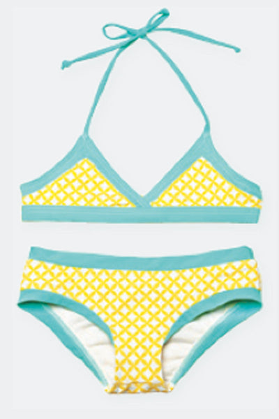 Lilo Tati Sporty Binded Bikini Yellow Basket