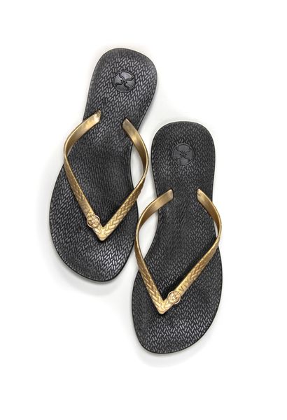 ViX Sandals Black with Gold